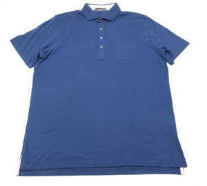 Greyson Golf Polo Shirt Mens XL Blue Short Sleeve Stretch Classic Fit